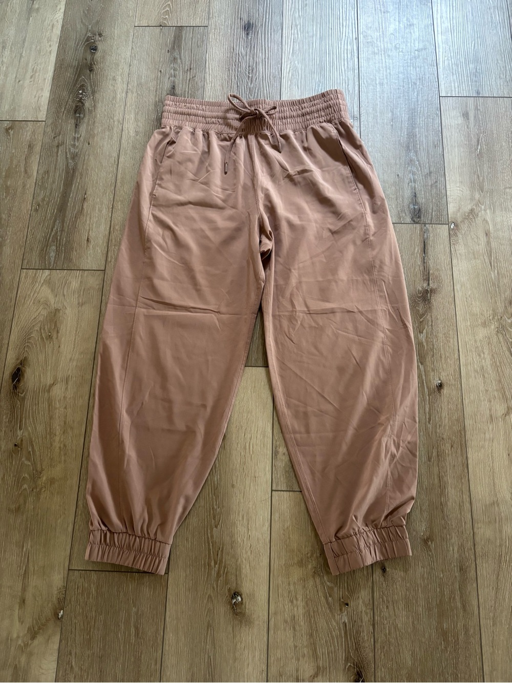 Abercrombie & Fitch YPB motionTEK Joggers High Rise Tan Brown Size large
